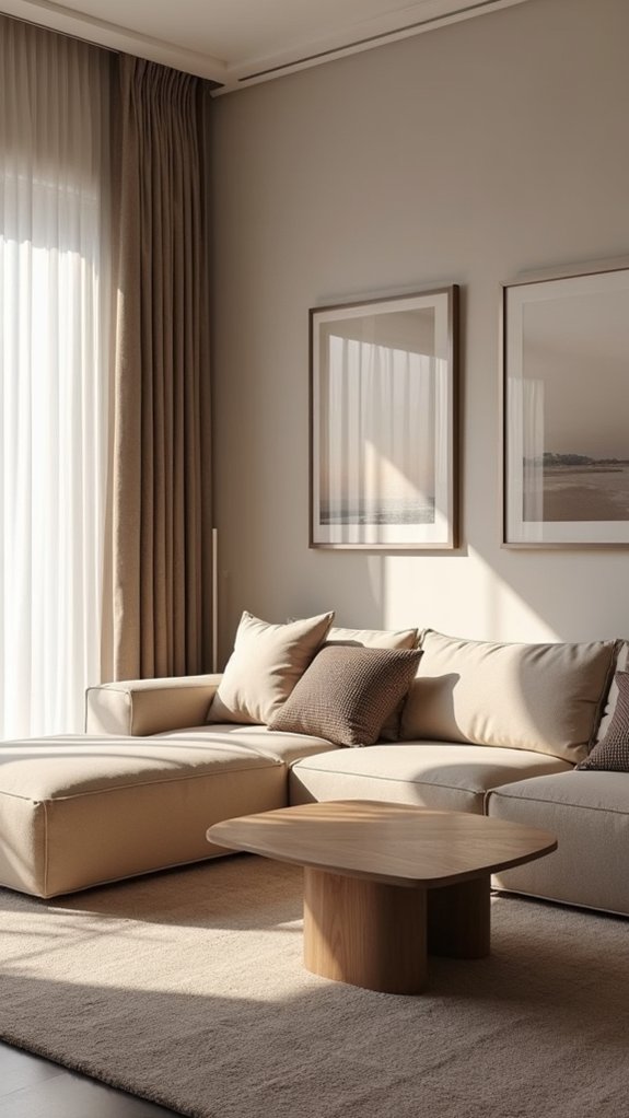 warm gray elegance and tranquility