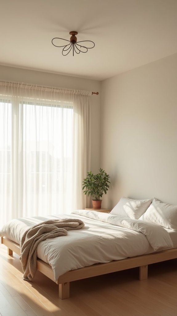 airy minimalist ceiling elegance