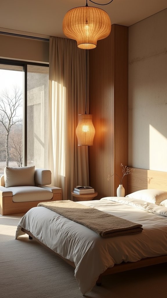 ambiance through statement lighting