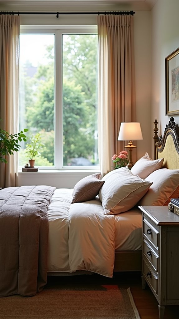 antique brass enhances modern elegance