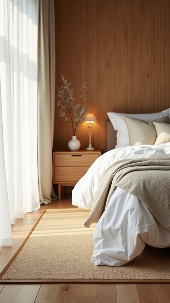 authentic japandi bedroom retreat