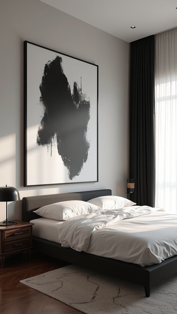 bold black and white art