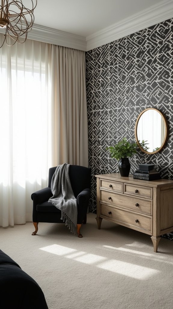 bold black and white elegance