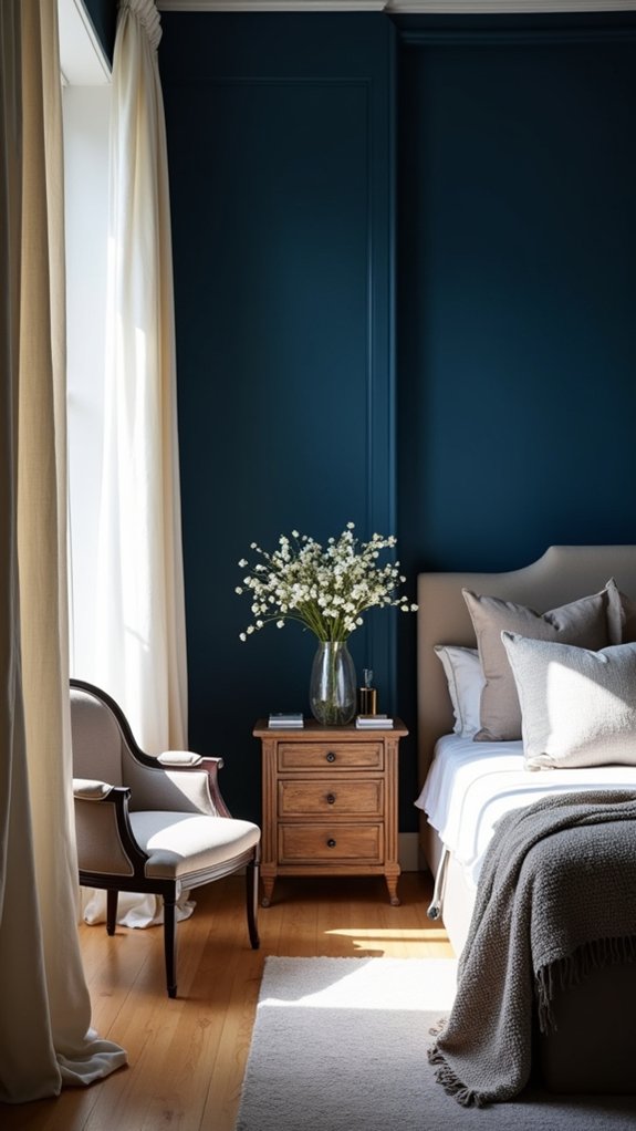 bold deep blue sophistication