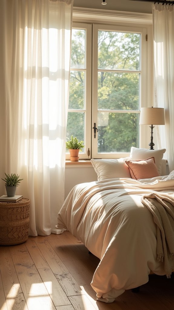 breezy sheer linen curtains
