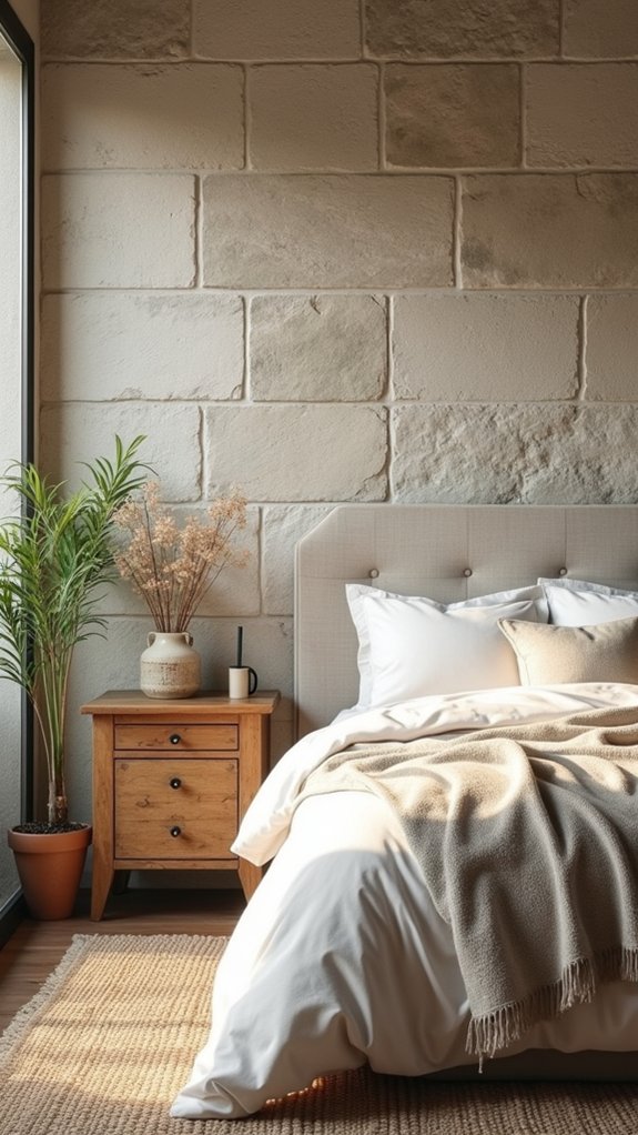 calming serene fieldstone retreat