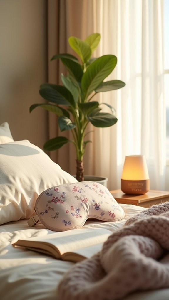 calming sleep mask creation