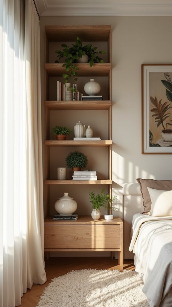 chic decorative wall shelves
