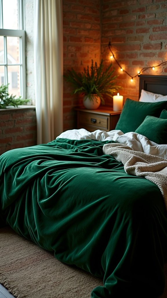 cozy elegant velvet bedding
