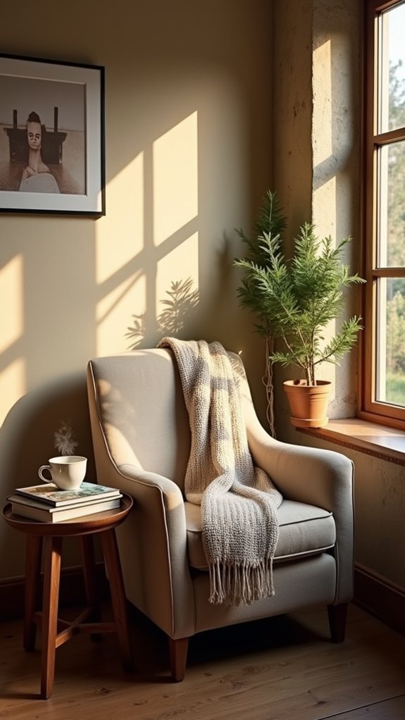 cozy reading nook bliss