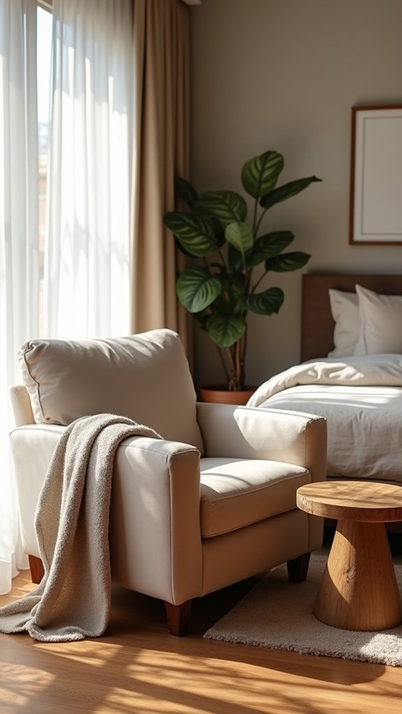 cozy reading nook design