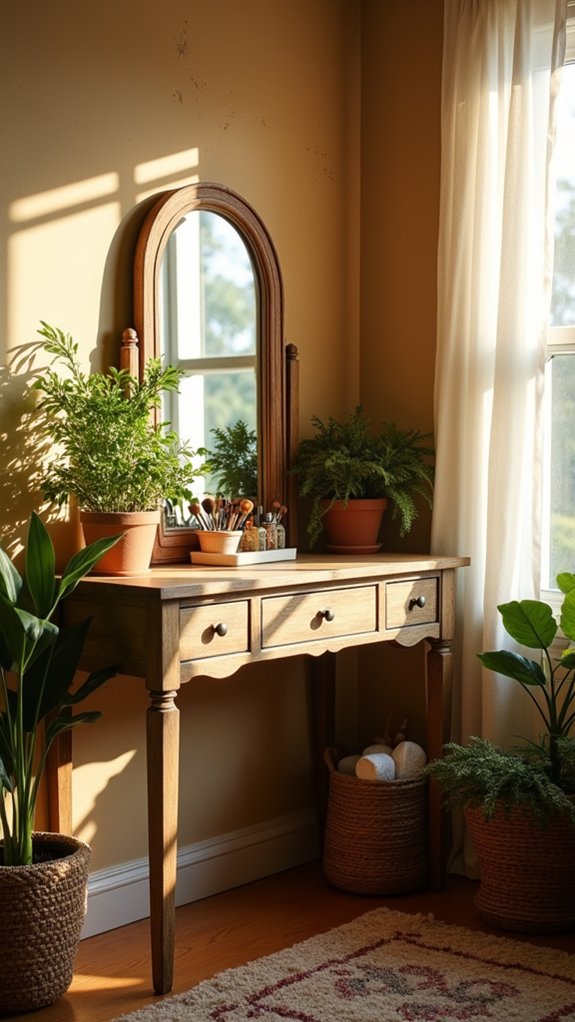 cozy self care corner setup