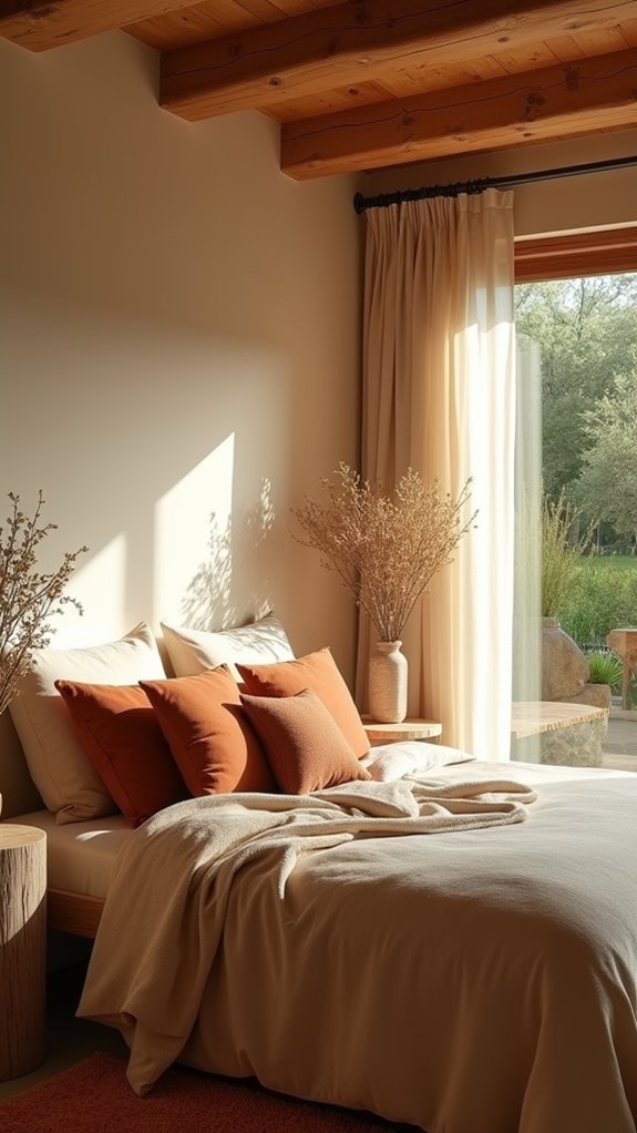 cozy warm earth tones