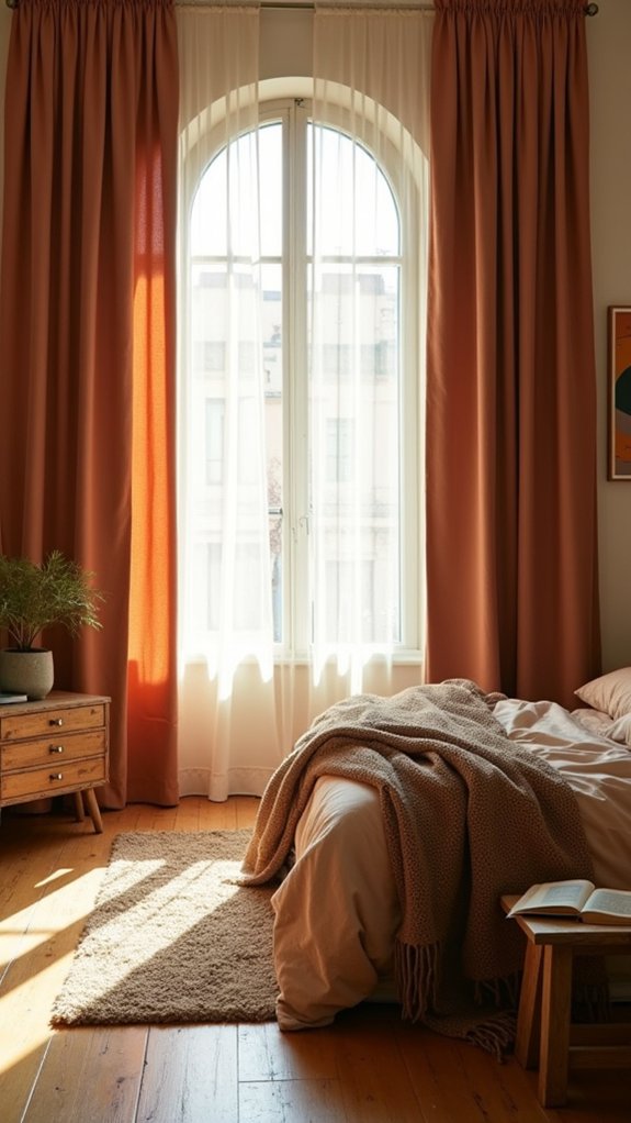 cozy warm earthy tones