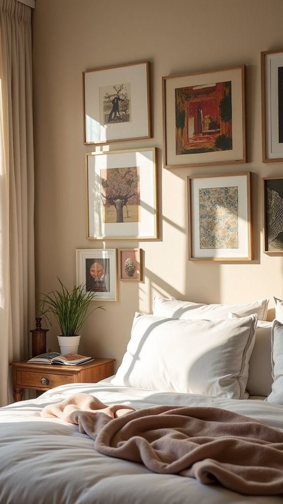 curate a cozy gallery