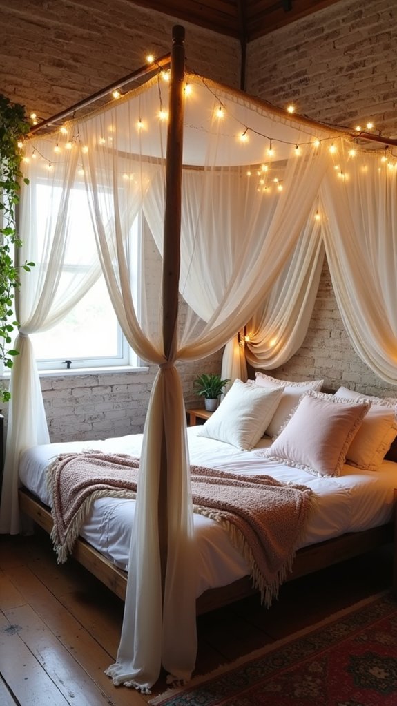 dreamy whimsical canopy bed