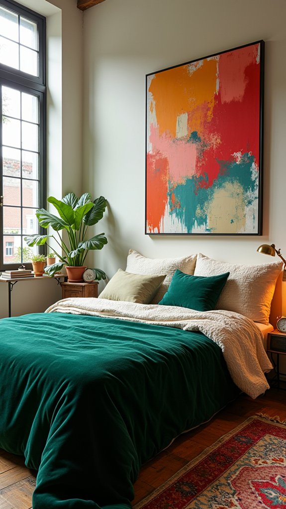 eclectic bedroom design expression