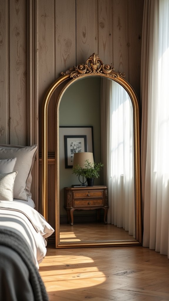 elegant arched mirror statement
