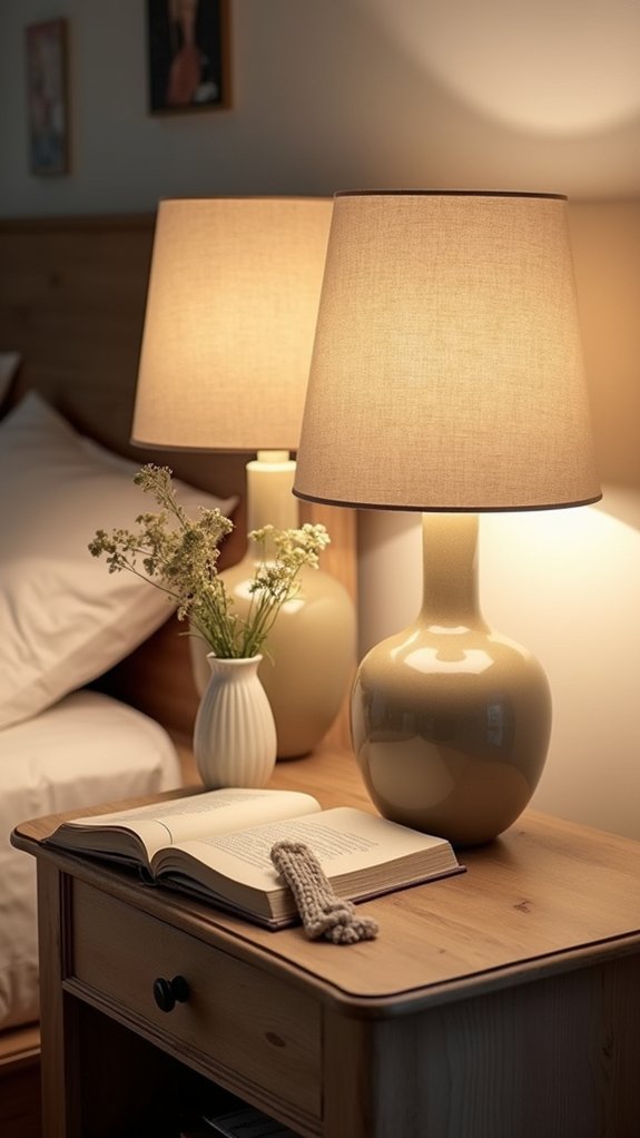 elegant bedside lamp selection