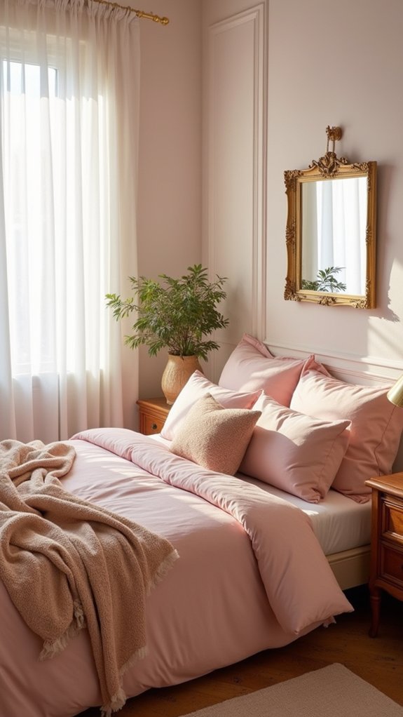 elegant blush and gold