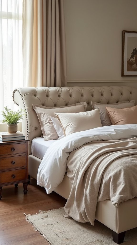 elegant comfort in bedrooms