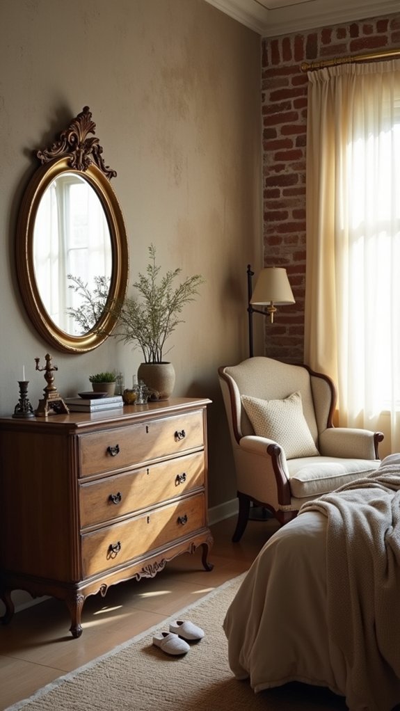 elegant decorative mirrors enhance