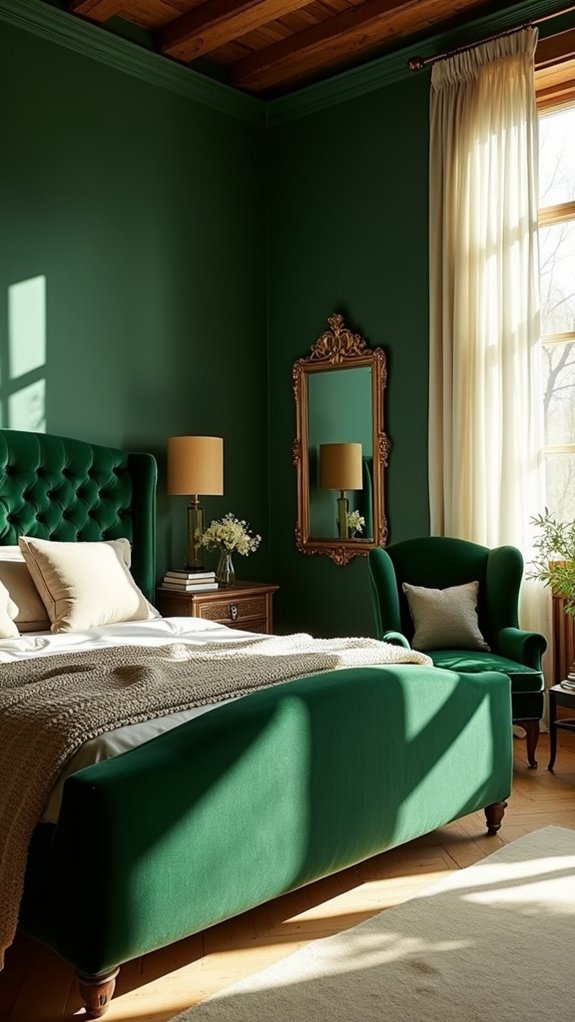 elegant emerald green furniture