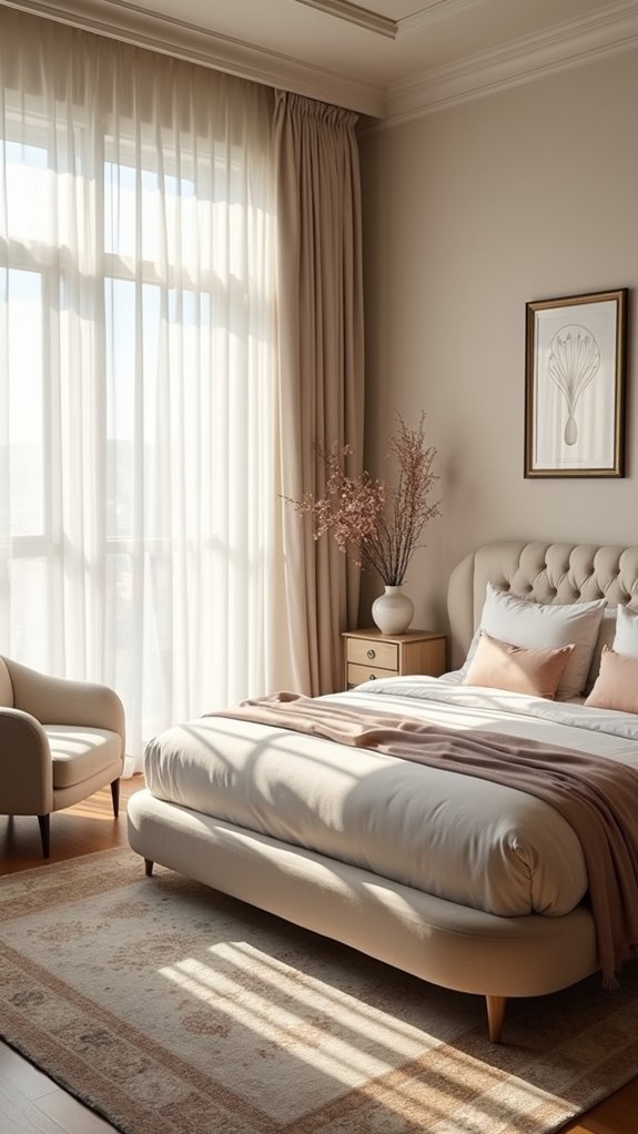 elegant furniture with curves