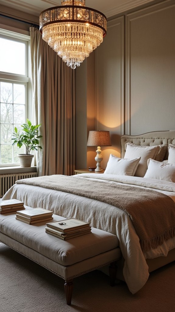 elegant lighting enhances ambiance