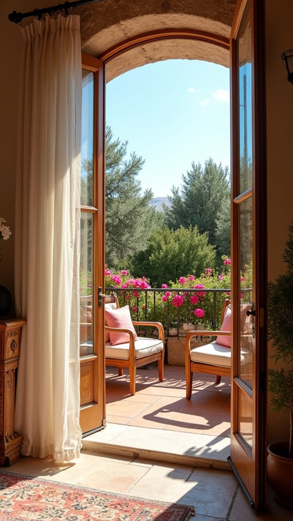 elegant mediterranean balcony retreat