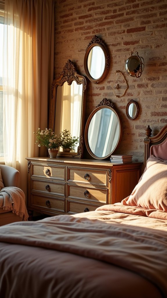 elegant mirrors enhance ambiance