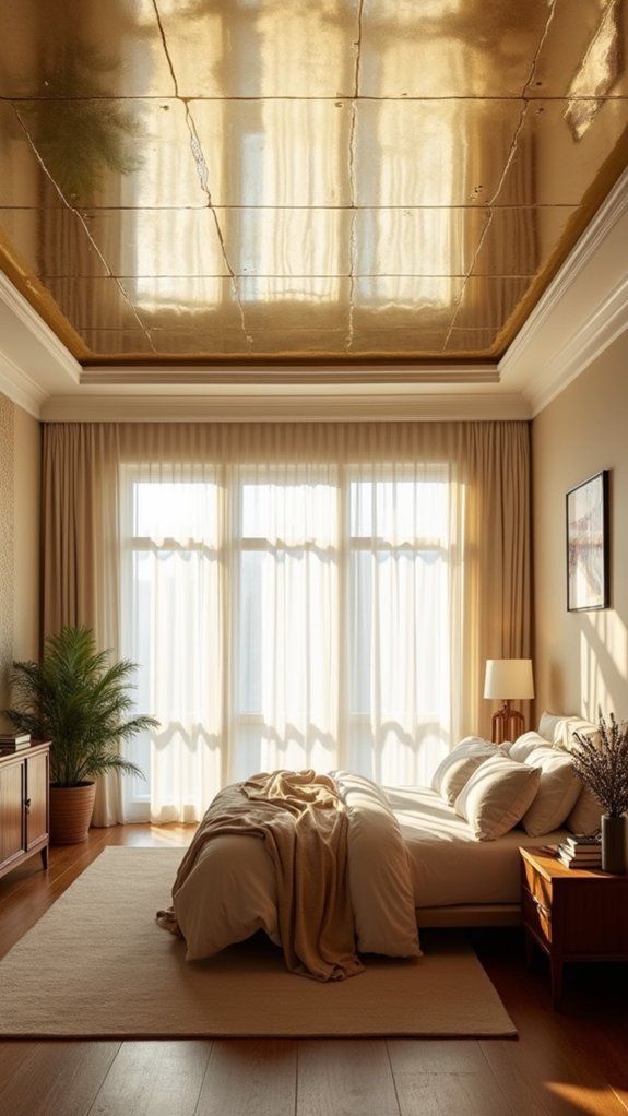 elegant reflective ceiling design