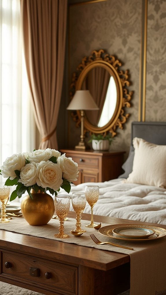 elevate space with gold