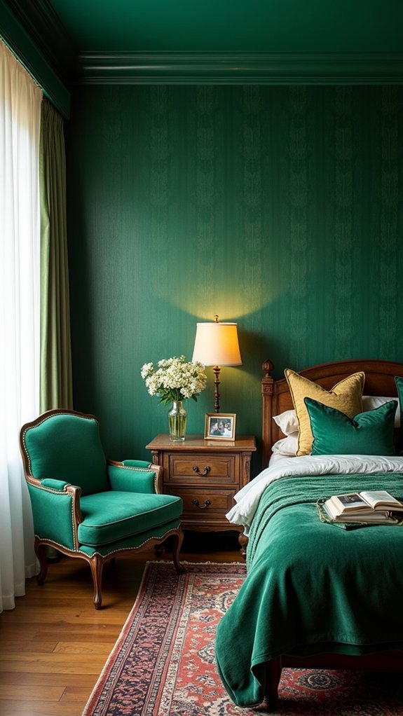 emerald green luxury sophistication
