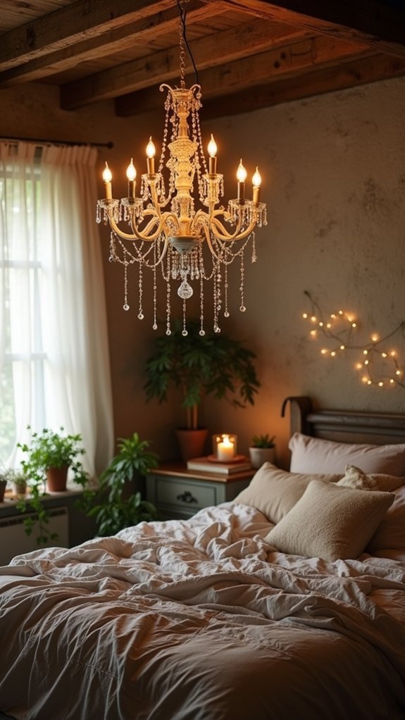 enchanting fairy light chandelier