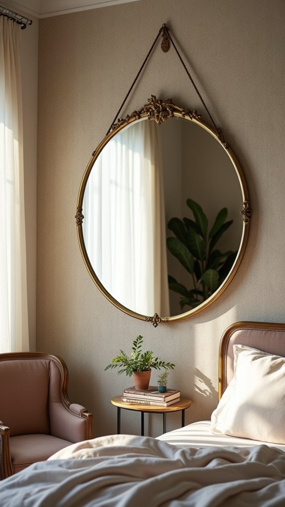 enchanting round mirror elegance