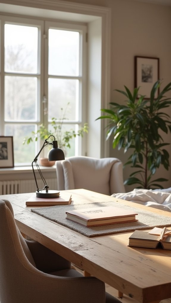 functional bedroom workspace design