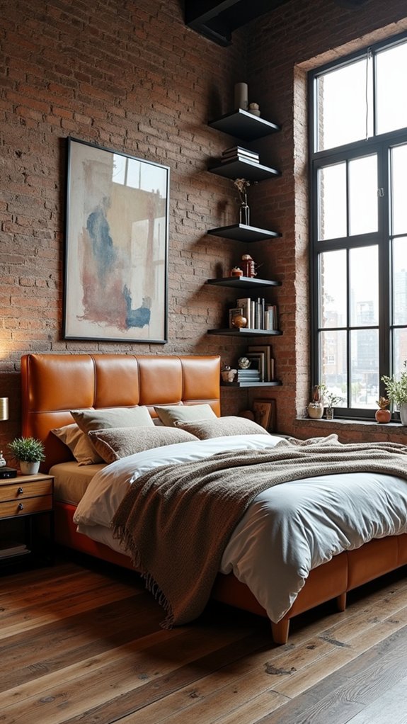 industrial chic bedroom decor