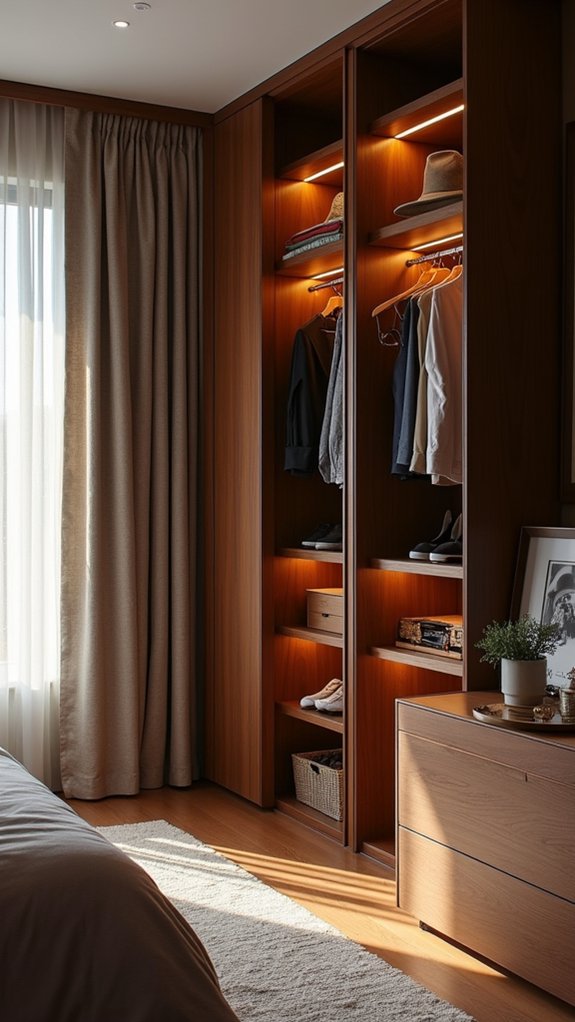 integrated lighting enhances organization