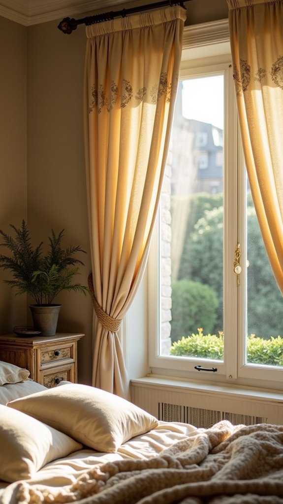 intricate embroidered curtain designs