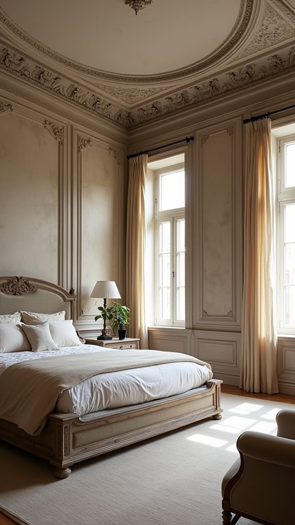 intricate molding enhances aesthetics