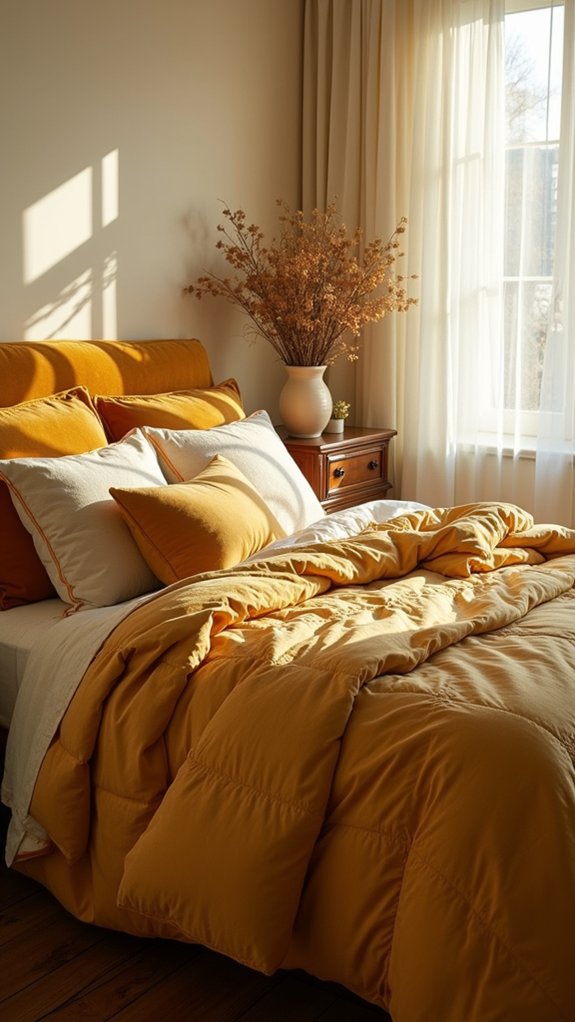 lavish gold bedding elegance