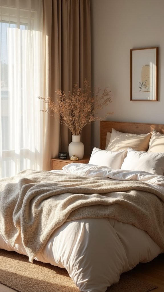 layered bedding for comfort