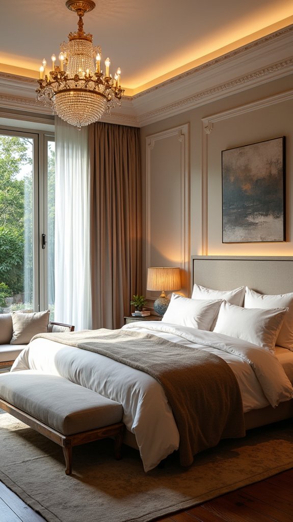 layered lighting for luxury