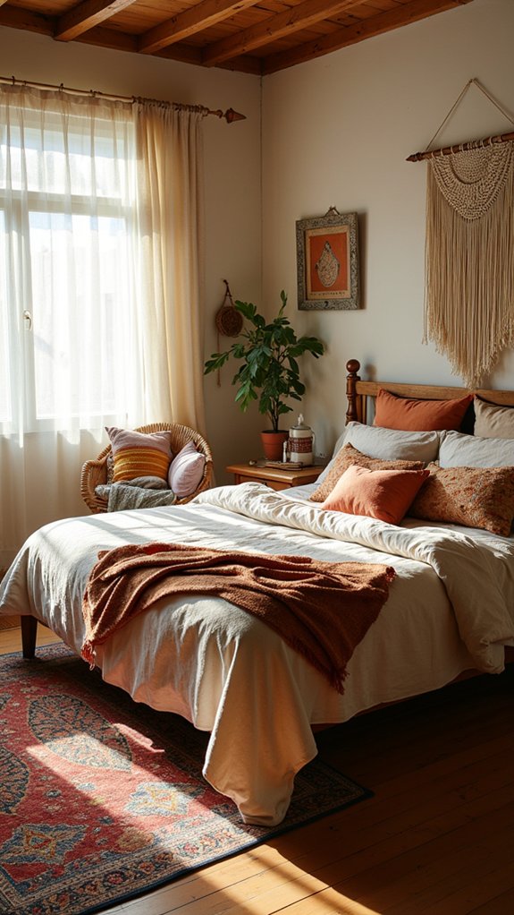 luxurious bohemian bedroom decor