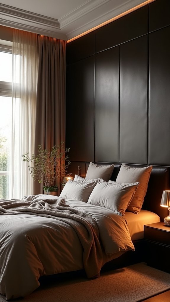 luxurious leather panel elegance