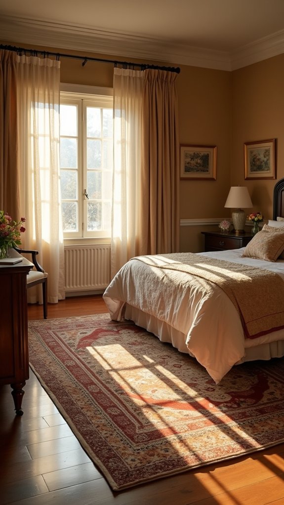 luxurious rugs enhance comfort