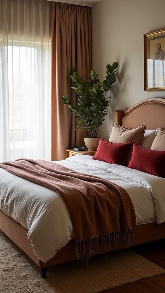 luxurious textile comfort layering