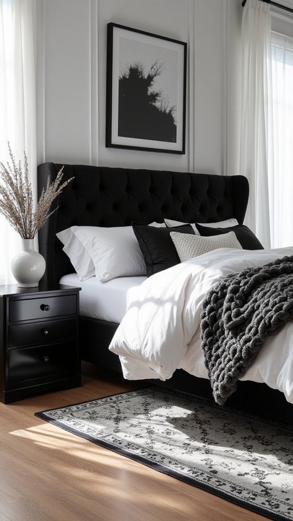 luxurious textured bedroom design