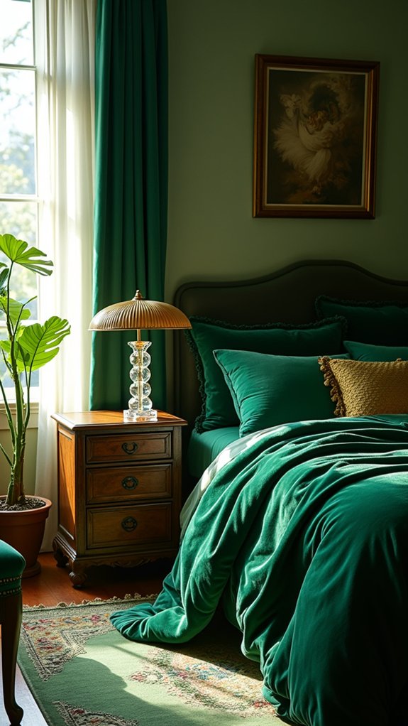 luxurious velvet bedding experience